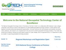 Tablet Screenshot of geotechcenter.org